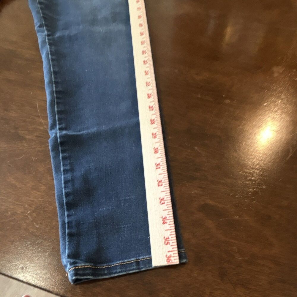 Vintage American Women's Skinny JeansBlue Mid Rise 5-Pocket MedWash Denim 14/32 - Picture 9 of 16